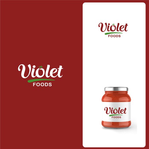 Violet Foods Logo Design by Splashthemes
