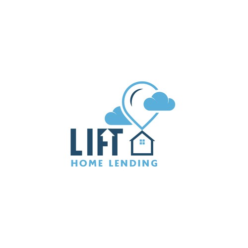 Lift Home Lending Logo Design by freecycle