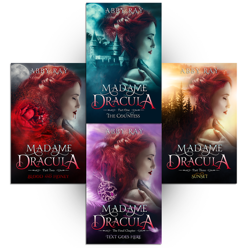 Ebook Cover For Vampire Romance, MADAME DRACULA. Design by heymg