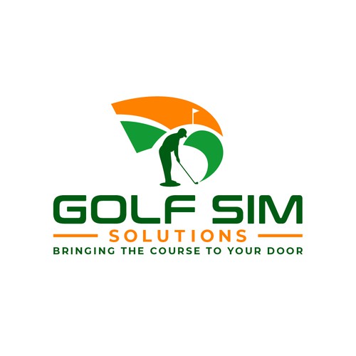 Tee Off Your Creativity: Golf Simulator Logo Design Challenge Design by ridwanted