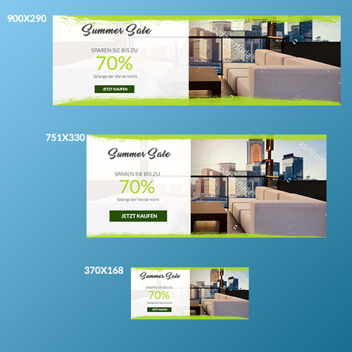 Proposta di design per un contest della categoria Web banner realizzata da King.Graphics