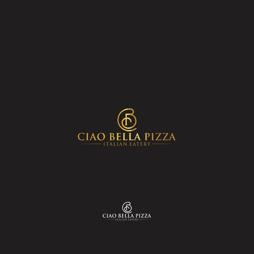 Diseño de Ciao Bella Pizza Logo de tembangraras