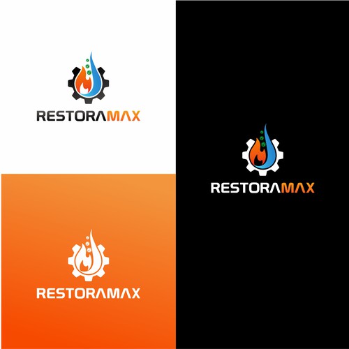 Restoration Company Branding. Design by Lahia