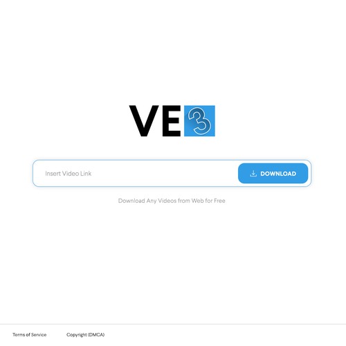 VE3 - Simple Video Downloader Website | Google Style Réalisé par nadeemdesigns07