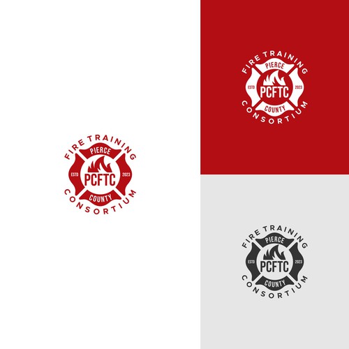 Fire Service Training Consortium Logo and Brand Design by MisterR