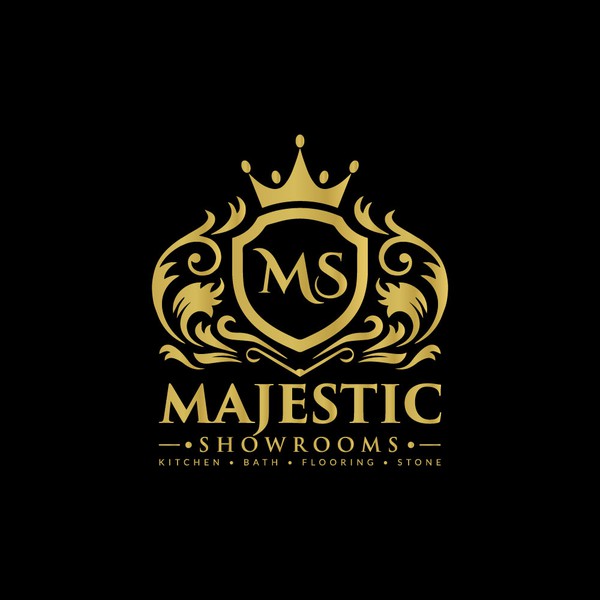 Majestic high end showrooms logo design