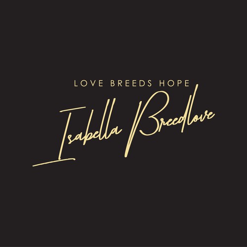 Create a powerful logo for Isabella Breedlove a new artist in the Country Music and she's Latina! Design by brand id