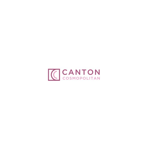 Logo for an office complex named The Canton Cosmopolitan. Design by Choni ©