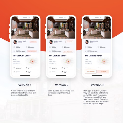 Property Rental App needs UI/UX designs Design by JeliazkovDesign