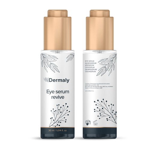 Eye serum bottle design Design by rembrandtjurin