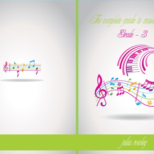 Music education book cover design Ontwerp door pbisani_s