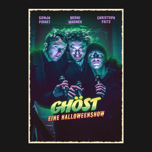 Poster for a Horror-Comedy Show Diseño de Christo Pluto