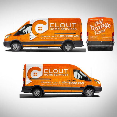 Design an ICONIC Van Wrap for Home Services Start-up Design by J.Chaushev