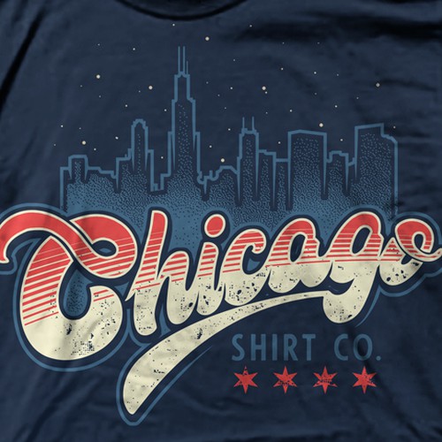 One of a Kind Chicago Themed T-Shirt Design réalisé par WesD