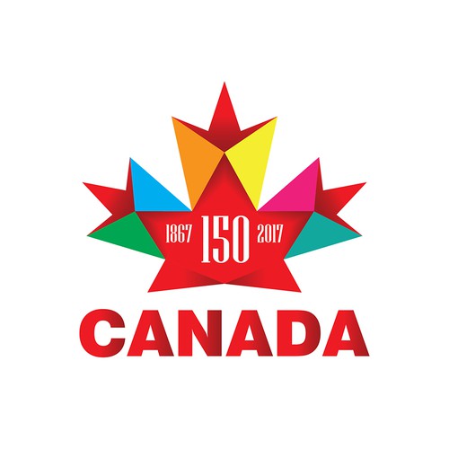 Community contest: Design Canada’s 150th birthday logo! Design by rakunat