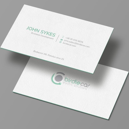 business card for company called birdie Design by Xclusive16