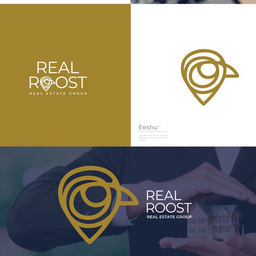 Innovative and Unforgettable: A Real Estate Logo Redesign Design by Eeshu