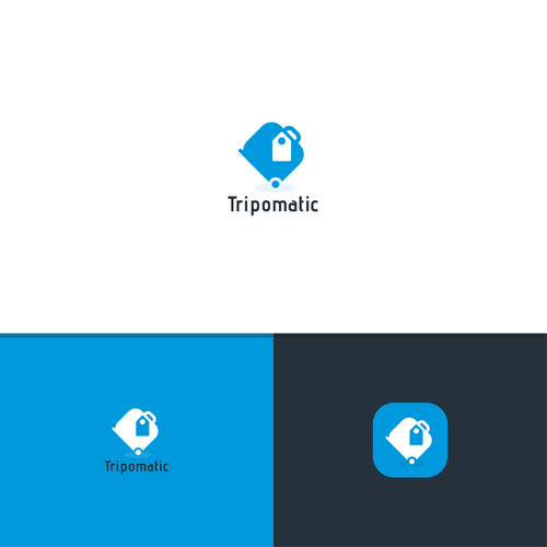 New logo for rebranding a trip planning app Design by Kr8v.in