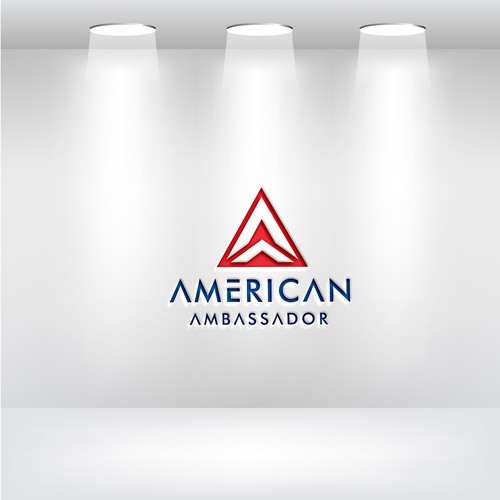 A travel based logo for videos about visiting the US Ontwerp door design canvas