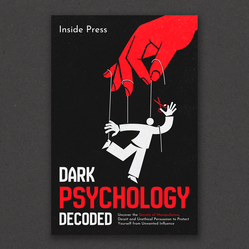 Intriguing Cover for Book on the "Mysteries of Dark Psychology" Design by kustasbudrikas