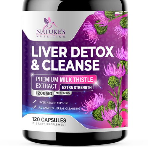 Design di Natural Liver Detox & Cleanse Design Needed for Nature's Nutrition di Unik ART