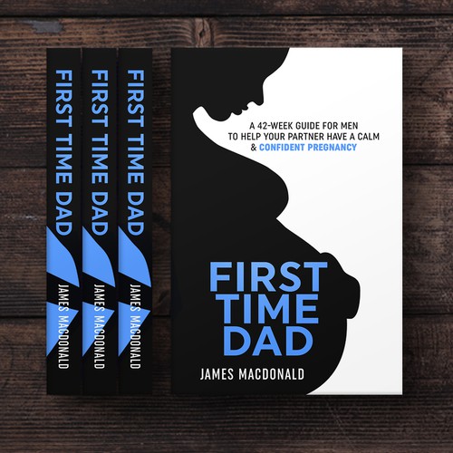 Book cover art appealing to First Time Dad & Expectant Mums Design réalisé par Trivuj