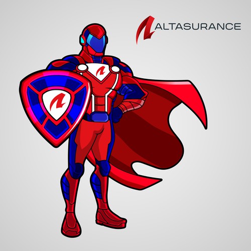 Design an Awesome Superhero Mascot for Insurance Firm Design by harwi studio