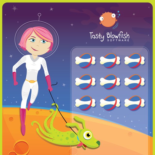 Tasty Blowfish Software  needs a new illustration Diseño de ThinkCap