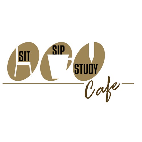 SIT SIP STUDY CAFE! NEW LOGO NEEDED ASAP! Design by LaurenDesign