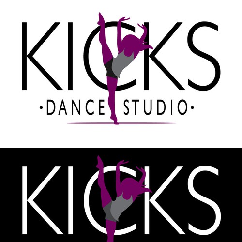 Kicks Dance Studio needs a new logo Design by SHANAshay