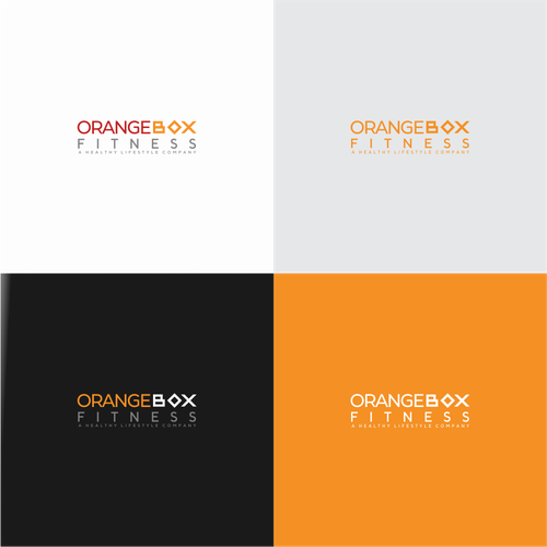 New Orange Box Fitness Logo Design by milstumil