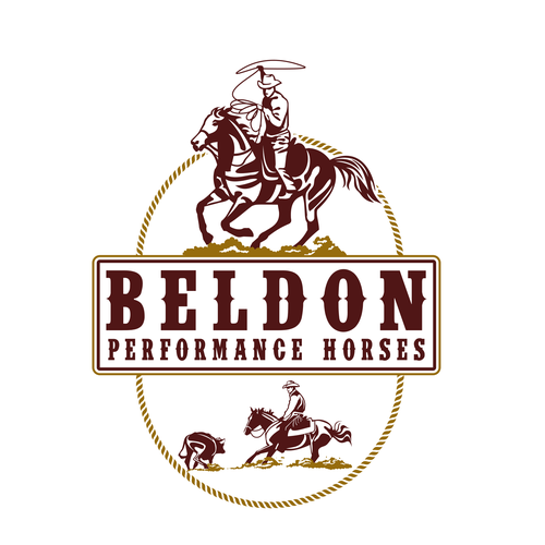 We need a logo for our high end performance horse business! Design by Rziko1