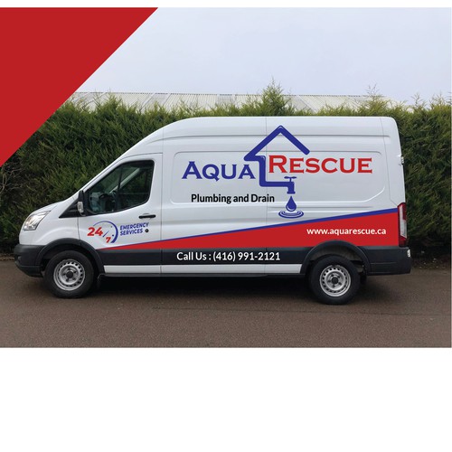 Aquarescue Van Wrap Design by Bisht-Graphic