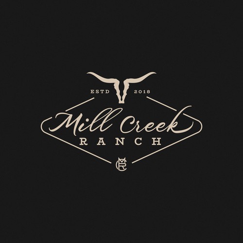 New Ranch Logo Design by DX Raven Design