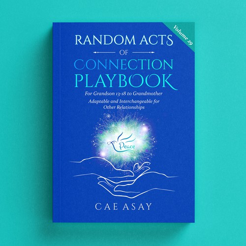 book cover- Promotes peace. Recalibrates human connections kind purposeful time together Design by Shreya007⭐