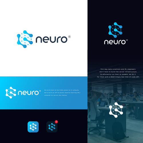 We need a new elegant and powerful logo for our AI company! Diseño de Alexa_27