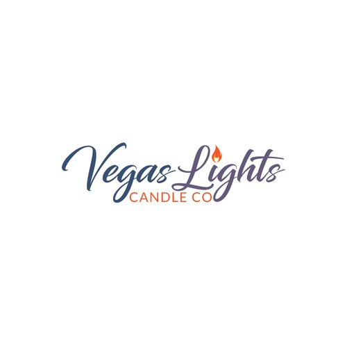 Design a modern fun logo for a candle company in Las Vegas Design by Kabelo Phofedi