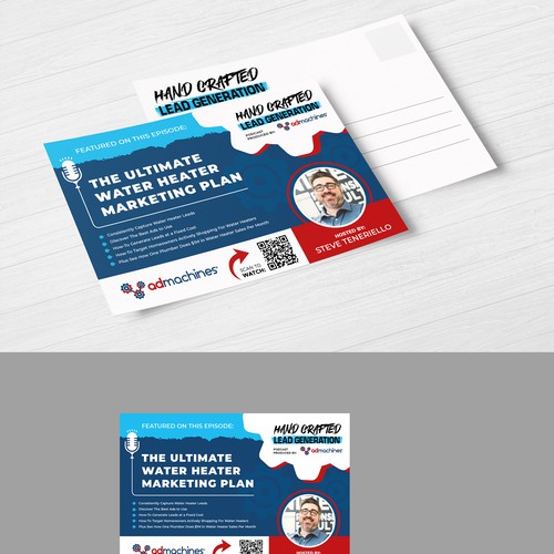 Hand-Crafted Lead Generation Postcard Design Design by Krishna Arts