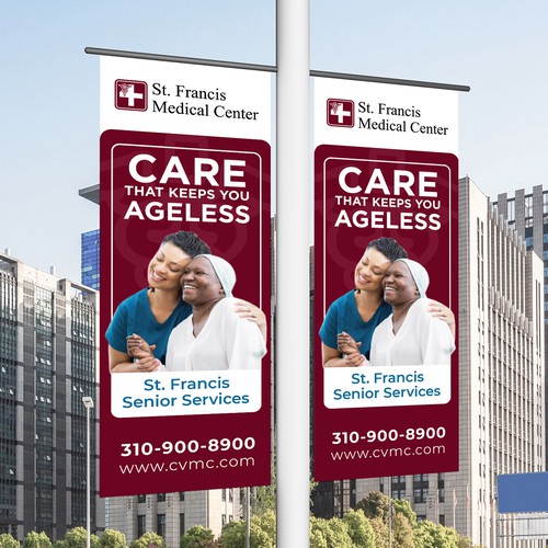 Design a banner that attracts older adults & families to use our specialized senior care & services Design by Sketch Media™