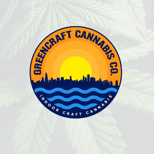 Brand Logo for craft cannabis grow in Michigan. Design by antesofte ✌