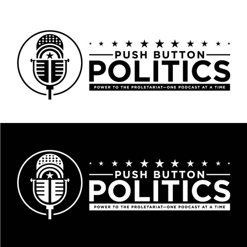 Push Button Politics Logo Design Design by GivenChy