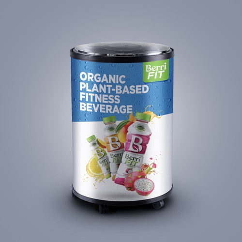 Branded Beverage Cooler Design by sougatacreative