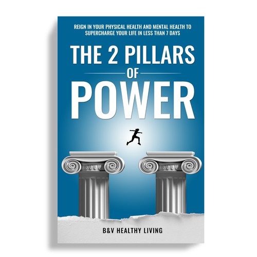 2 Pillars of Power book cover design to grab attention Design by Mr.TK