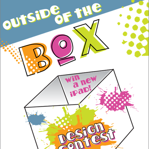 Help us create the Outside of The Box Design Contest for art students for GraduationSource.com  Design by beesolutions