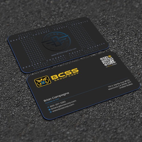 We need a powerful new business card for our security company to attract high profile clients Design por Lvana_art©