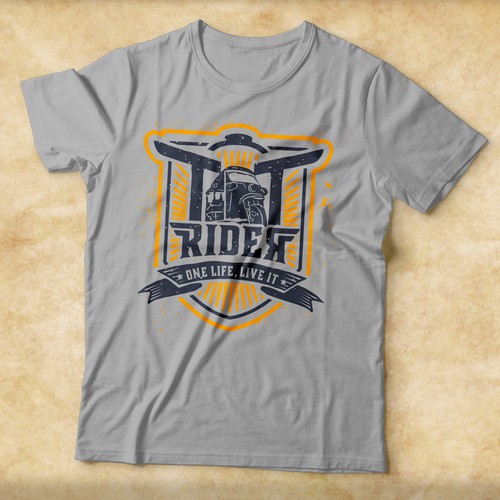 slap af Asien glemsom Create a t-shirt design for a "tt rider" (tuktuk travel show) | T-shirt  contest | 99designs