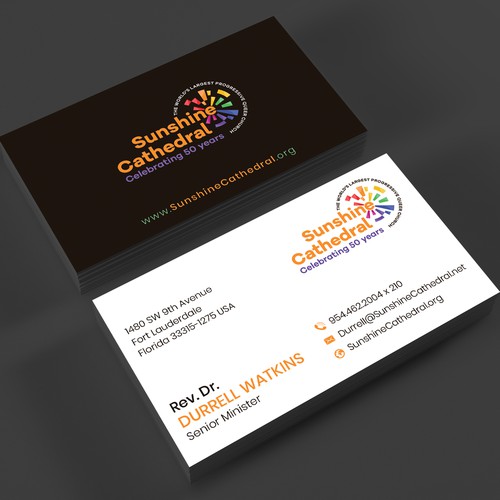 Business Card for Growing Progressing LGBTQ Church Design by √Pro Designer»