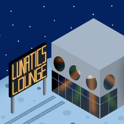 Help create an illustration for Lunatics Lounge! Design by selin-k