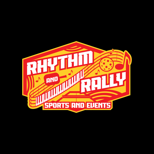 Music Meets Pickleball! Cool, musical logo for sports facility Design by Ongie