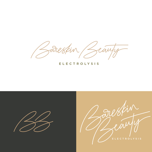 Design an industrial chic logo and business card for high end Electrolysis Company. Design by Cit